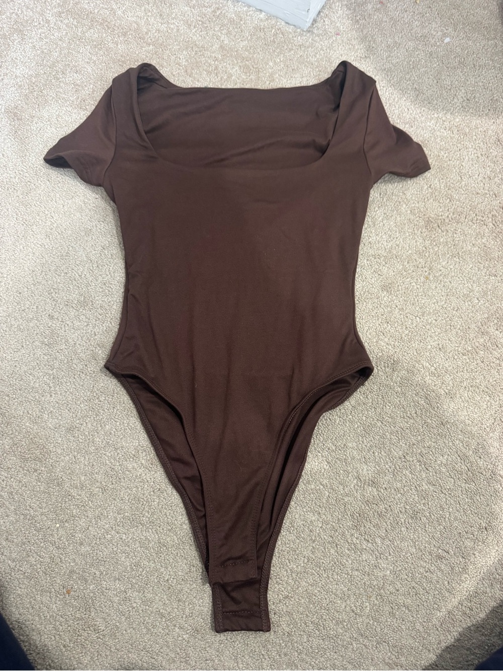 Brown One-Piece Bodysuit